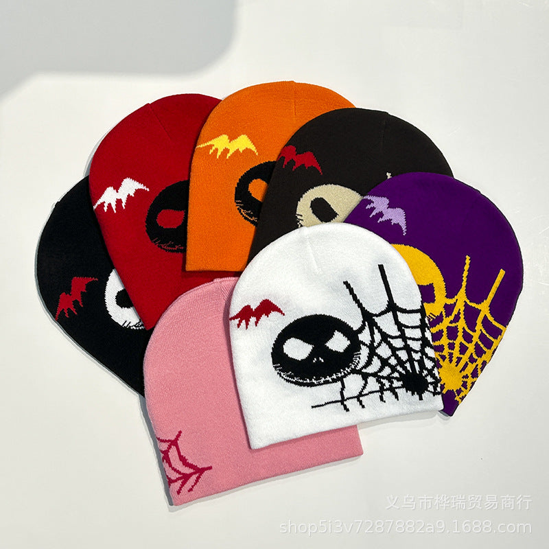 Wholesale Halloween Party Pirate Skull Acrylic knitted hat